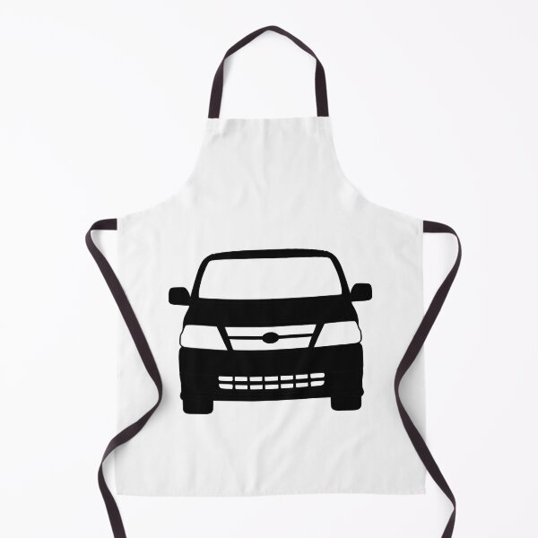 Item preview, Toyota Hiace Van Front View black silhouette designed and sold by EdimDesign.