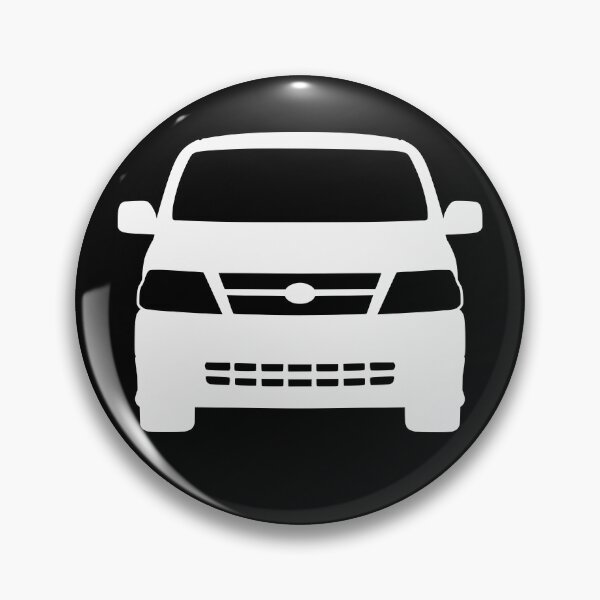 Item preview, Toyota Hiace Van Front View white silhouette designed and sold by EdimDesign.