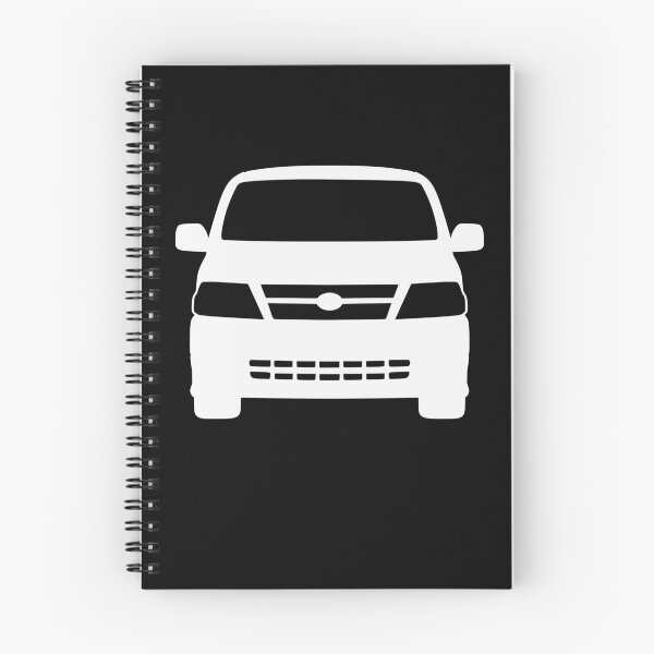Item preview, Toyota Hiace Van Front View white silhouette designed and sold by EdimDesign.