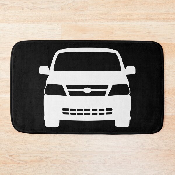 Item preview, Toyota Hiace Van Front View white silhouette designed and sold by EdimDesign.