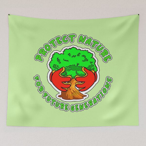 Item preview, protect nature for future generations, save planet keep it green designed and sold by Tiziza.