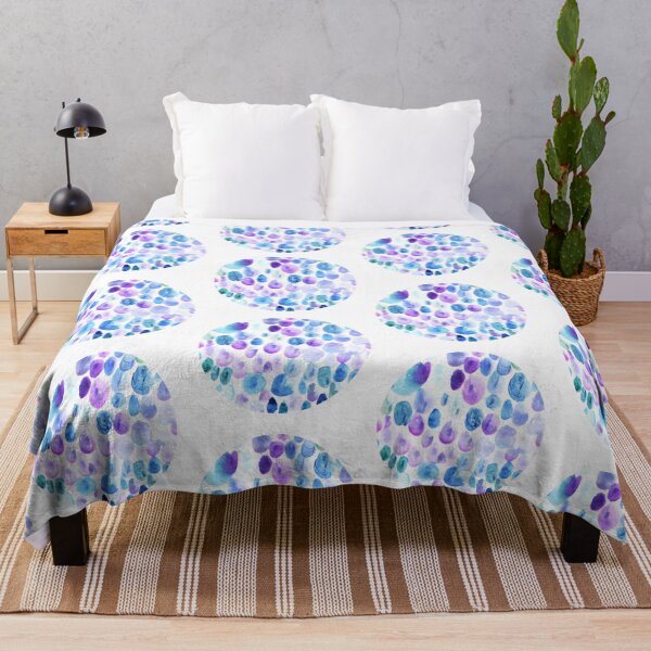 Item preview, Blue watercolor circles designed and sold by lausn.
