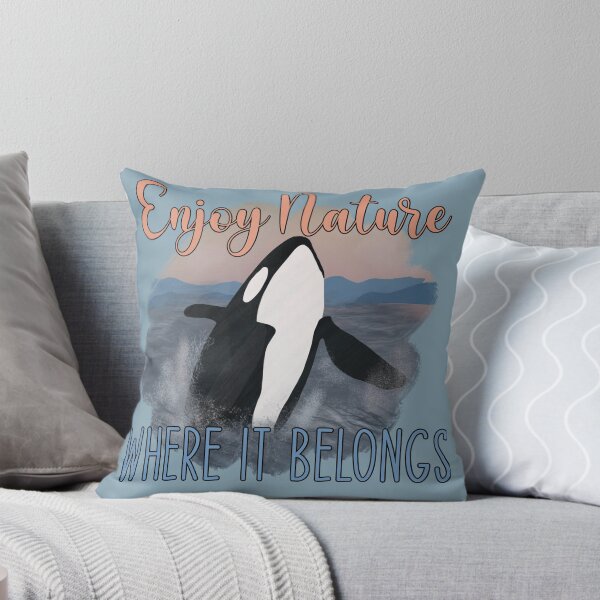 Item preview, Nature where it belongs orca designed and sold by SaintsPlace.