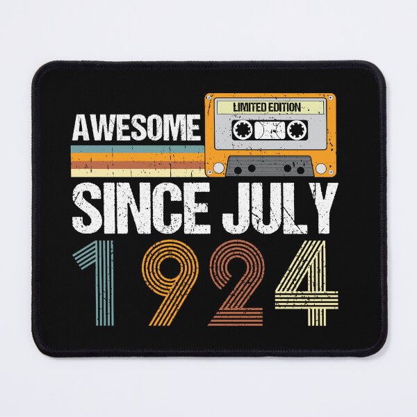 Item preview, Awesome Since July 1924 | 98th birthday | vintage July 1924 designed and sold by AMINE ★★★★★.