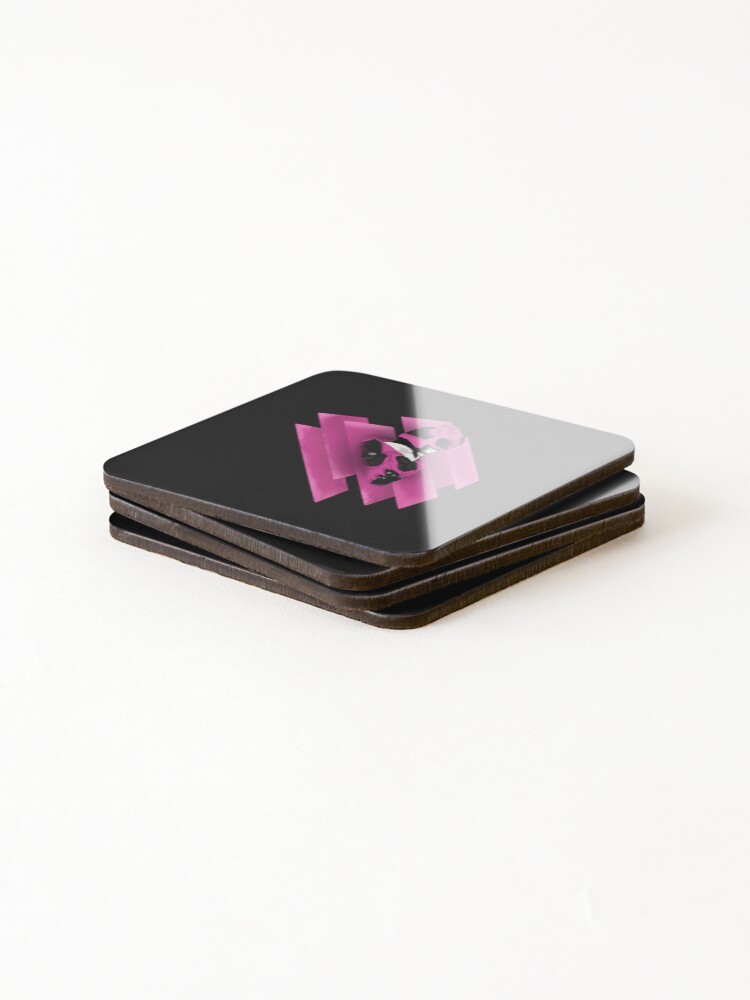 Thumbnail 4 of 5, Coasters (Set of 4), Pink Psycho Ranger Sticker Psycho Ranger designed and sold by JeffreyMCombs.