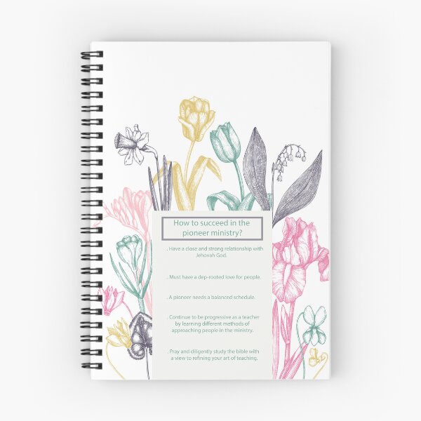 Item preview, How to Succeed in the Pioneer Ministry? Spiral Notebook designed and sold by crafts-gift.