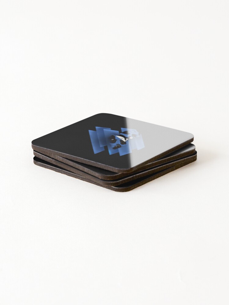 Thumbnail 4 of 5, Coasters (Set of 4), Psycho Ranger Blue Psycho Ranger Sticker designed and sold by JeffreyMCombs.