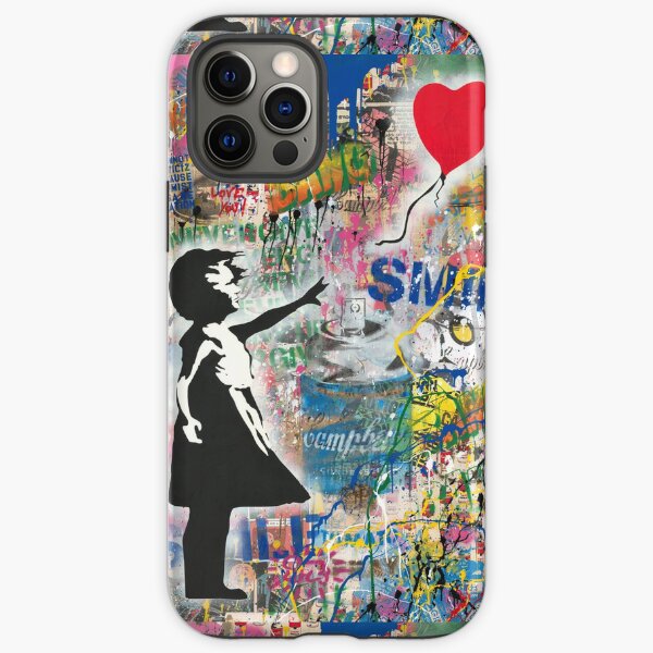Item preview, Balloon Girl Street Art Mashup designed and sold by WE-ARE-BANKSY.