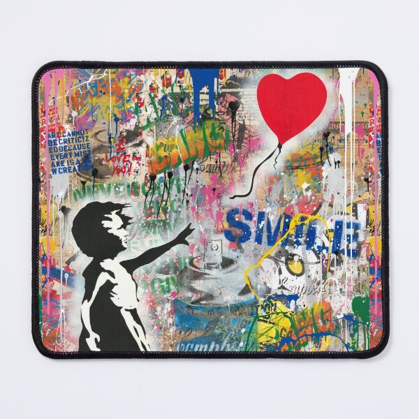 Artikel-Vorschau von Ballon-Mädchen-Street-Art-Mashup, designt und verkauft von WE-ARE-BANKSY.