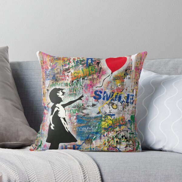 Item preview, Balloon Girl Street Art Mashup designed and sold by WE-ARE-BANKSY.