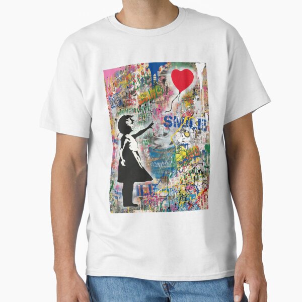 Item preview, Balloon Girl Street Art Mashup designed and sold by WE-ARE-BANKSY.