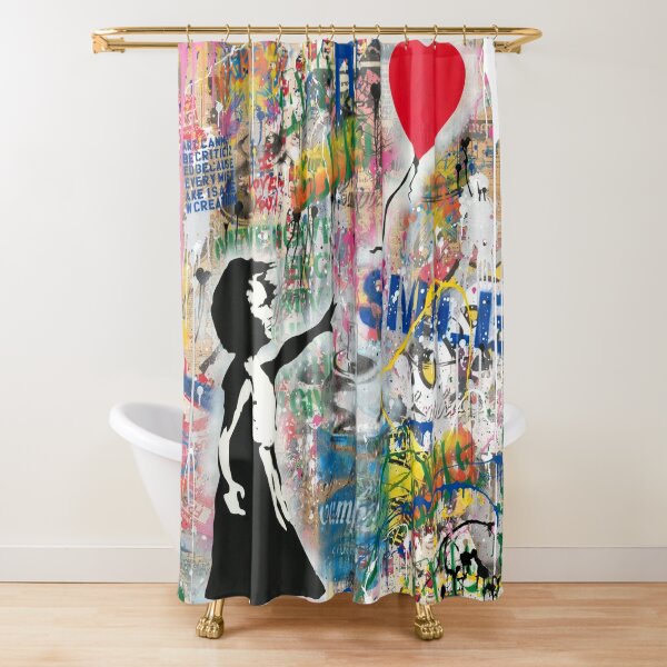 Item preview, Balloon Girl Street Art Mashup designed and sold by WE-ARE-BANKSY.