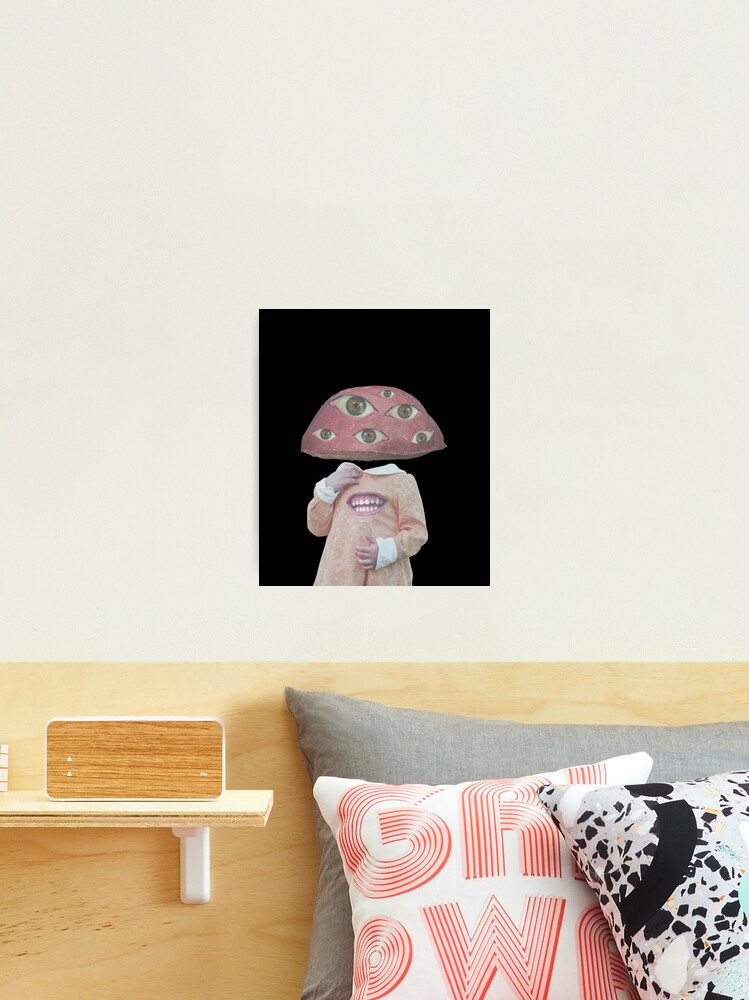 Mushroom Weirdcore Dreamcore Eye Girl | Art Board Print