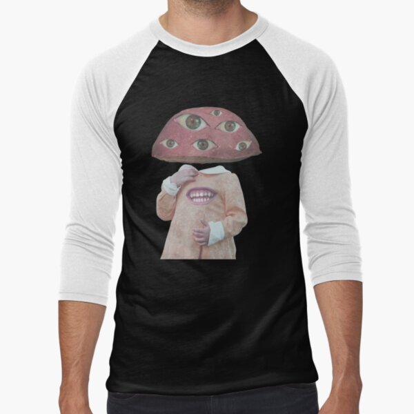 Custom Weirdcore Aesthetic Mushroom Eyes Strangecore Traumacore T Shirt  Ladies Fitted T-shirt By Cm-arts - Artistshot