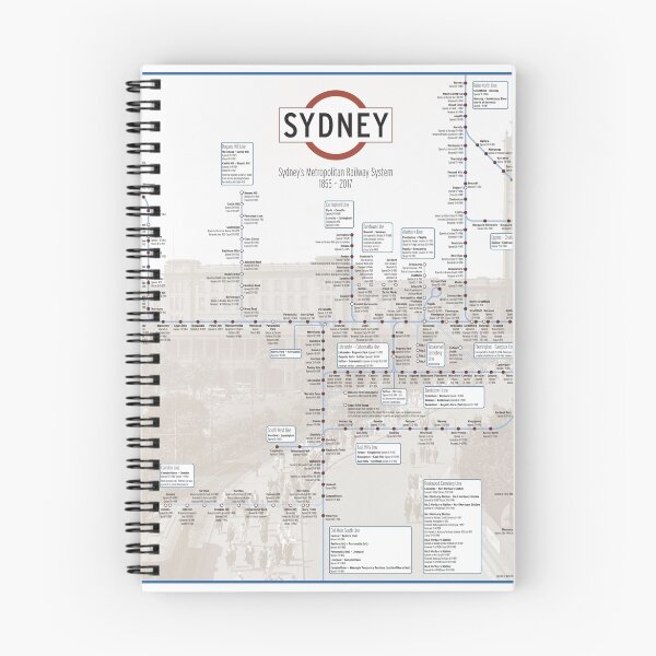 Item preview, The History of Sydney's Railway System designed and sold by trainsandtrams.