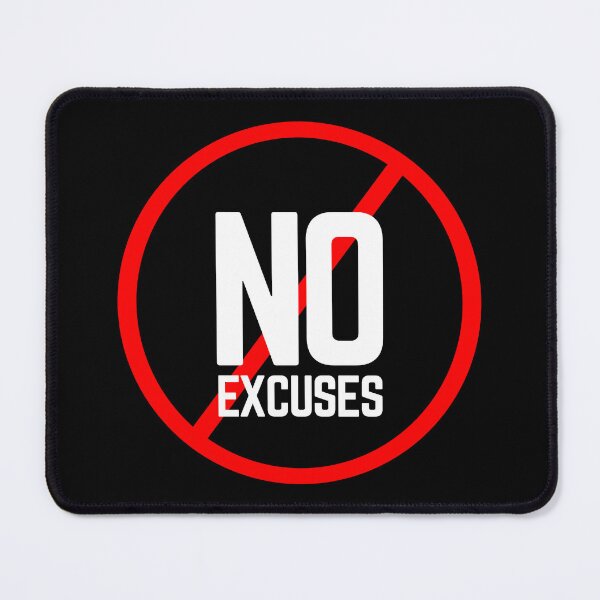 Item preview, No Excuses  designed and sold by KingsManKind.