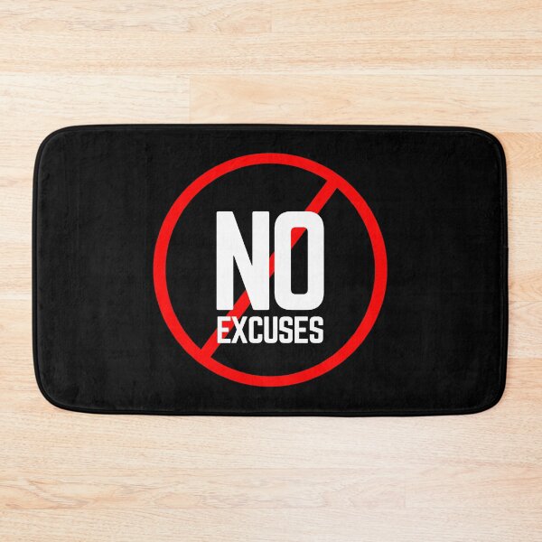 Item preview, No Excuses  designed and sold by KingsManKind.