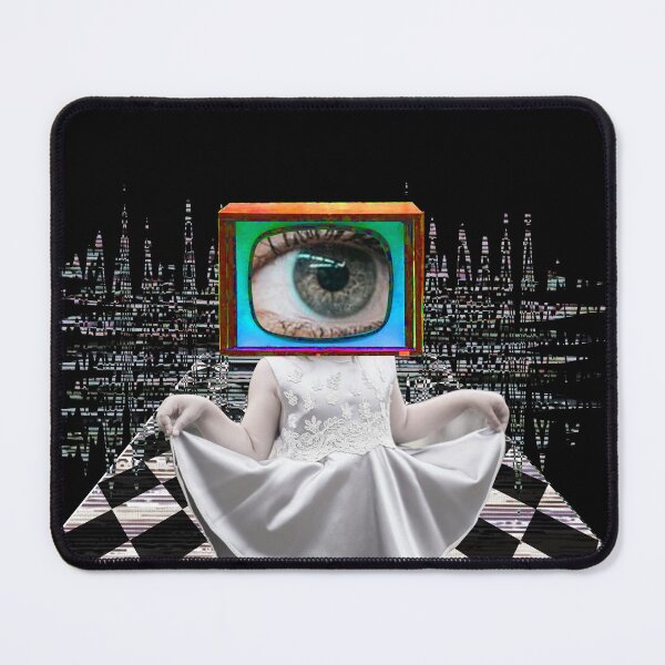 Item preview, Tv Girl Head Weirdcore Dreamcore Nostalgiacore designed and sold by ghost888.