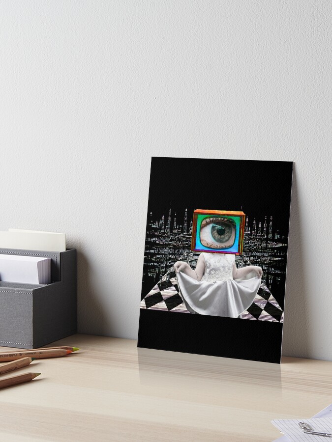 Tv Girl Head Weirdcore Dreamcore Nostalgiacore Art Board Print for Sale by  ghost888