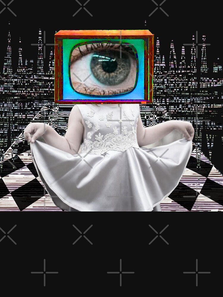 Tv Girl Head Weirdcore Dreamcore Nostalgiacore Art Board Print for Sale by  ghost888