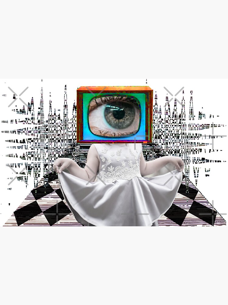 Weirdcore Dreamcore Glitch TV  Poster for Sale by ghost888