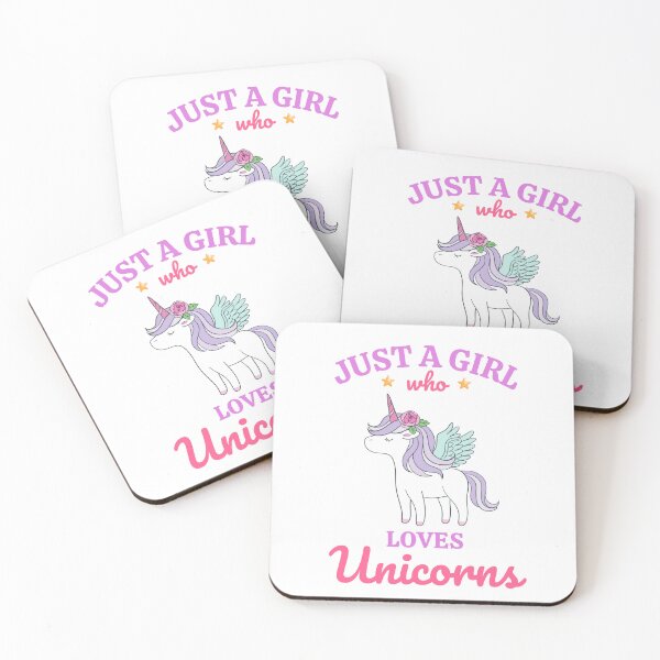 Item preview, Just a Girl Who Loves Unicorns designed and sold by sjohnson70.