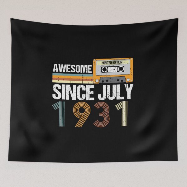 Item preview, Awesome Since July 1931 | 91th birthday | vintage July 1931 designed and sold by AMINE  ★★★★★.