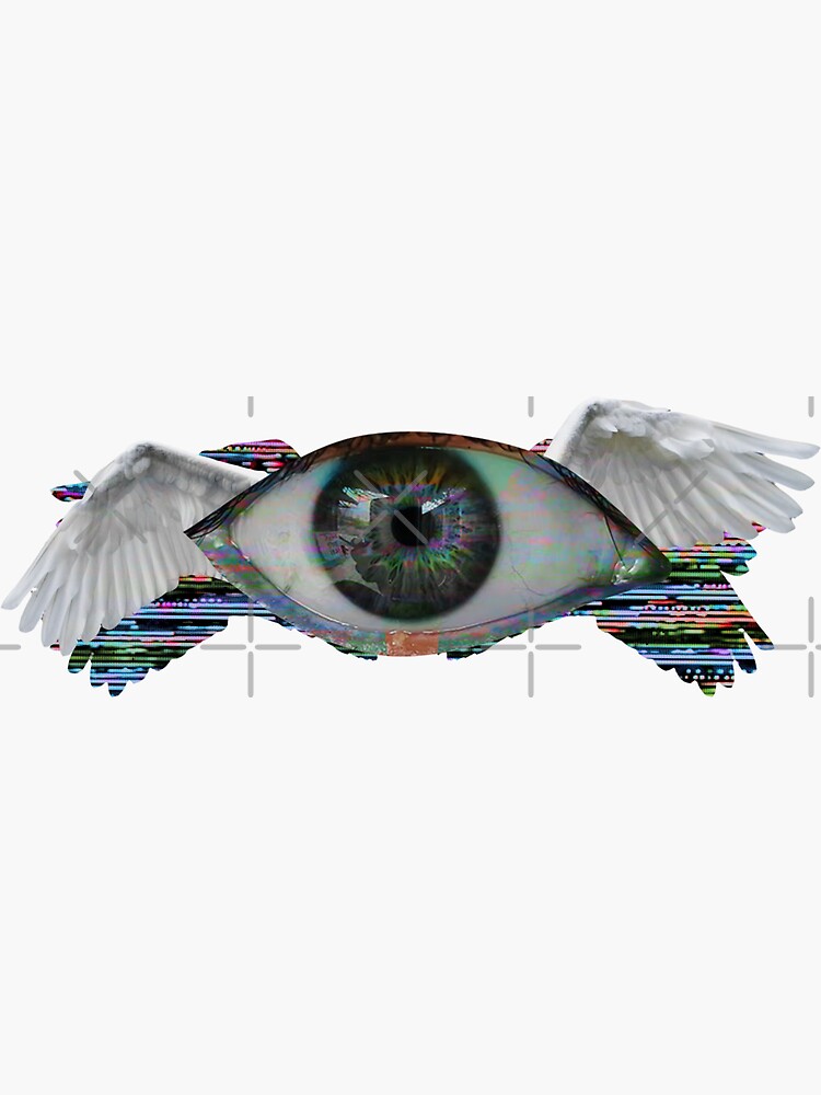 Dreamcore Eye with wings - Angel - Weirdcore dreamcore design