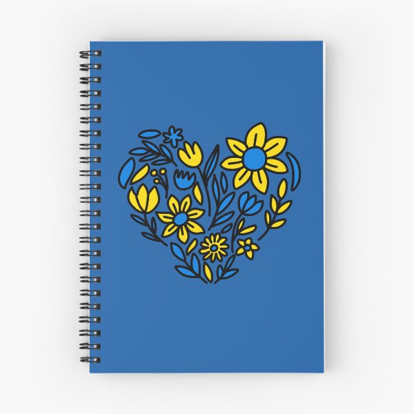 Item preview, Heart Fom Flowers. Colors of Ukraine. designed and sold by CosmoCreative.