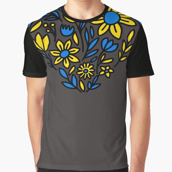Item preview, Heart Fom Flowers. Colors of Ukraine. designed and sold by CosmoCreative.