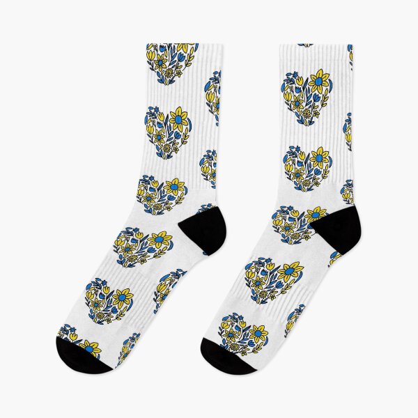 Item preview, Heart Fom Flowers. Colors of Ukraine. designed and sold by CosmoCreative.