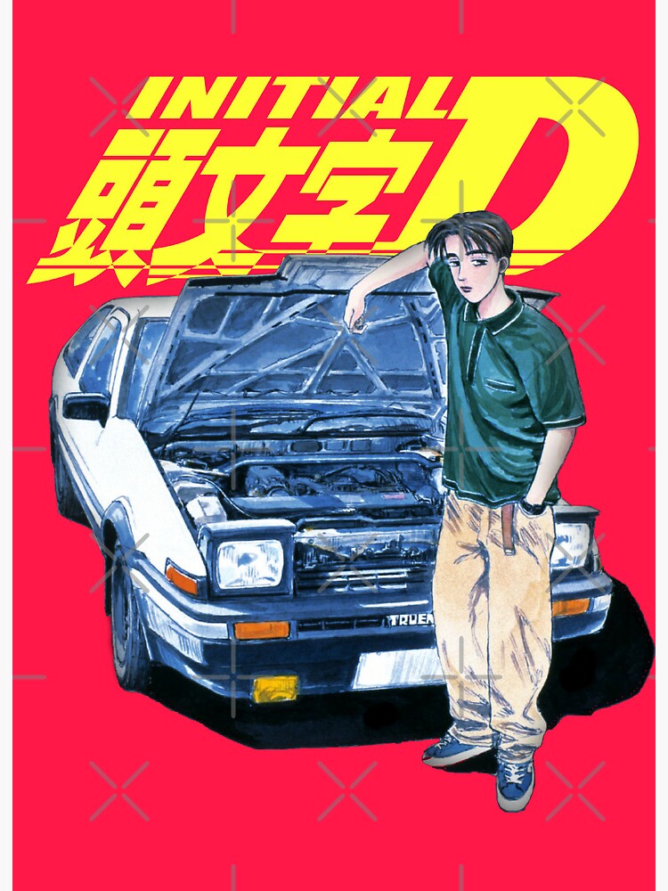 INITIAL D アートワーク集 Full view of Initial D Vol.1 manga's artwork #initiald #頭