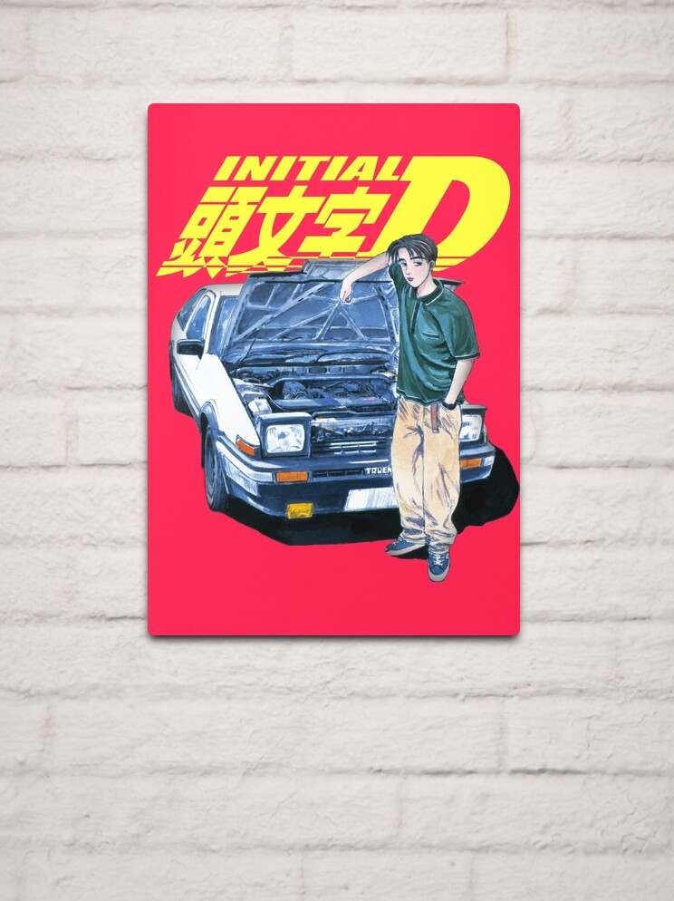 Initial D Fujiwara AE86 Aesthetic Metal Print for Sale by GeeknGo