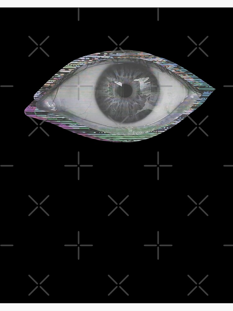 Dreamcore, weirdcore aesthetic eyeball design