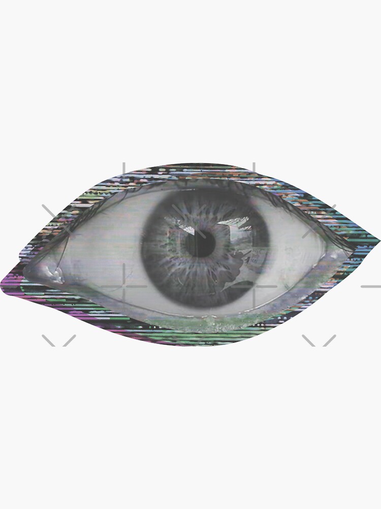 Dreamcore, weirdcore aesthetic eyeball design