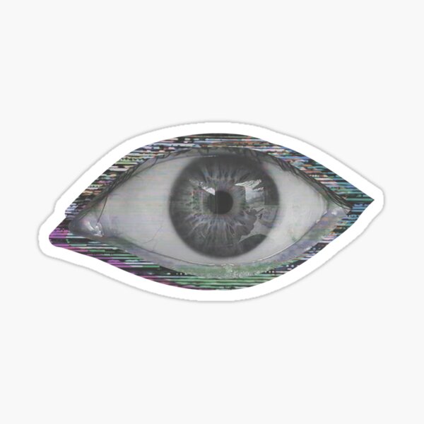 eyes eye weirdcore oddcore sticker by @somethingwixked