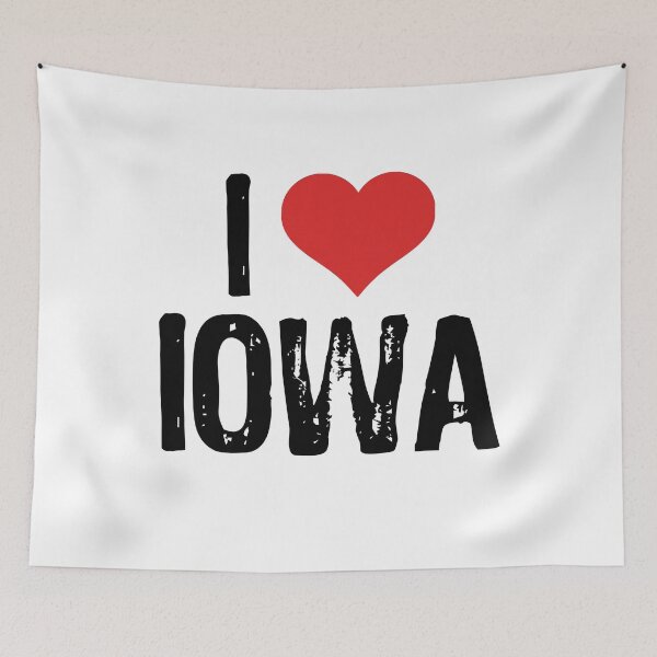 Item preview, I Love Iowa designed and sold by The "I Love Everything" Shop.