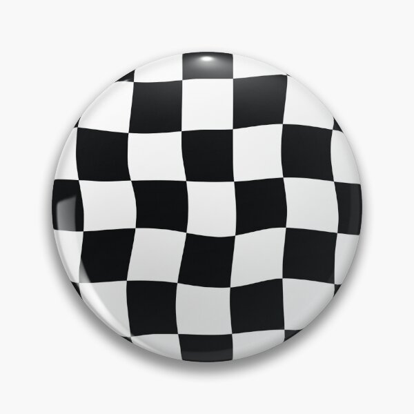 Item preview, Distorted Checkerboard Black & White designed and sold by soundlesswaves.