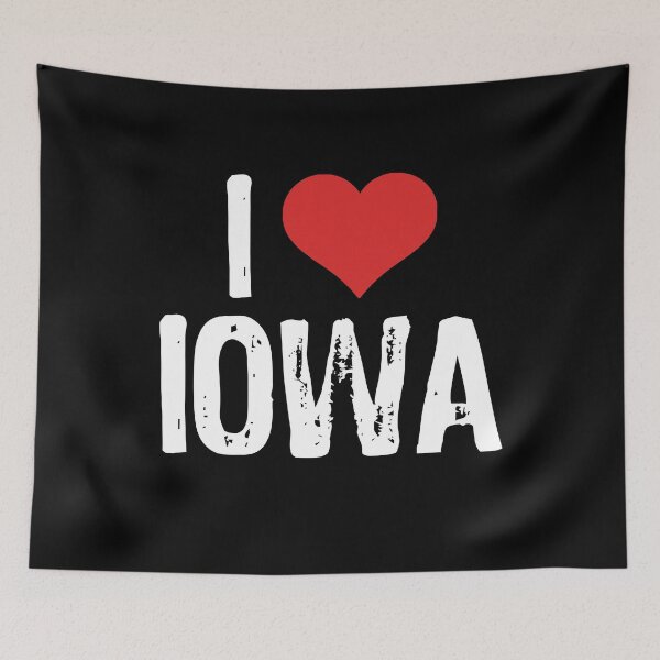 Item preview, I Love Iowa designed and sold by The "I Love Everything" Shop.