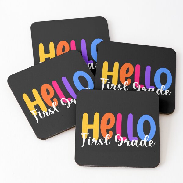Item preview, Hello First Grade Rainbow Teacher Cute designed and sold by SocialLook.