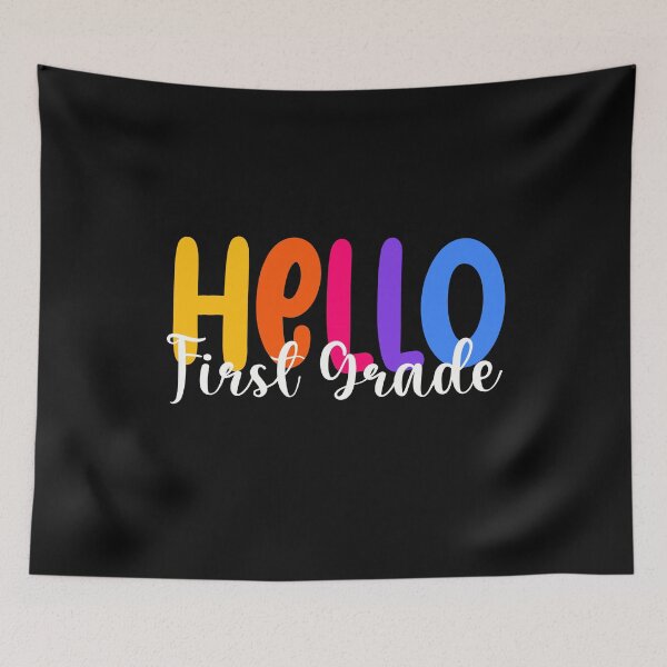 Item preview, Hello First Grade Rainbow Teacher Cute designed and sold by SocialLook.