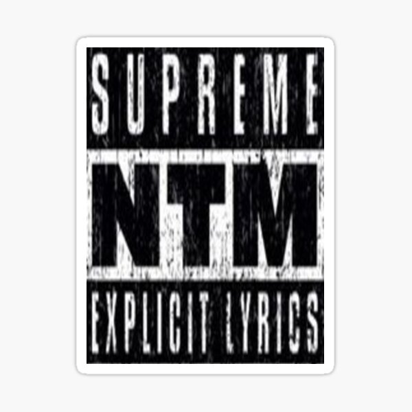 T-Shirt SUPREME NTM Logo (Rap)