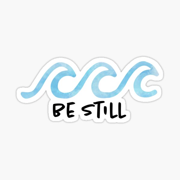 Item preview, Be Still Watercolor Wave designed and sold by shelbiefran.