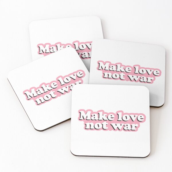 Item preview, Make Love Not War designed and sold by Pixelomatic.