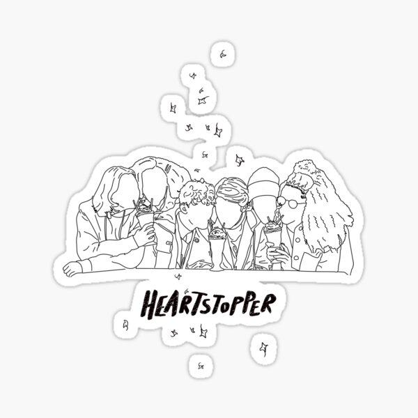 Artikel-Vorschau von Heartstopper Gang Lineart, designt und verkauft von Pinu92.