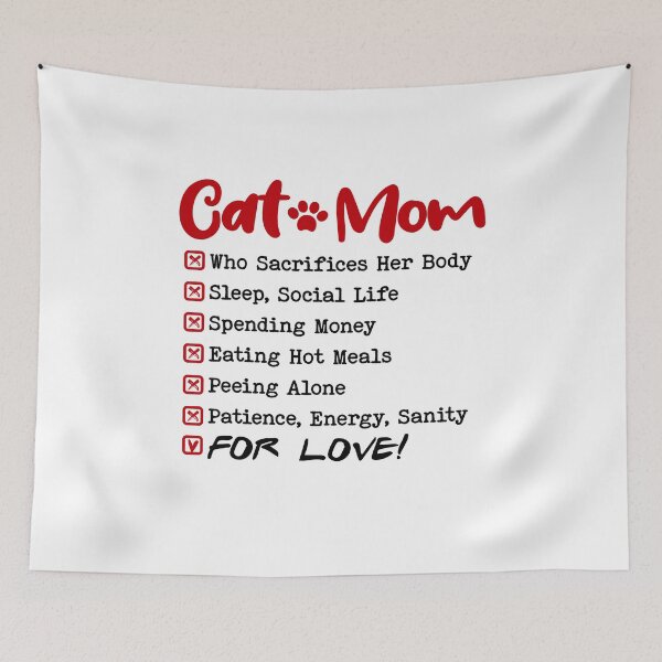 Item preview, Mom Who Sacrifies Everything For Love Mothers Day Birthday National Cat Day designed and sold by EasyPrintGift.