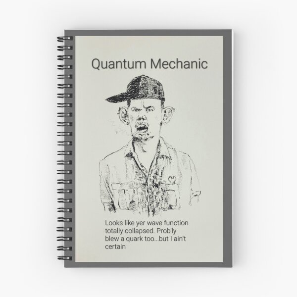 Item preview, Quantum Mechanic Physics Cartoon designed and sold by Super-Pinhead.
