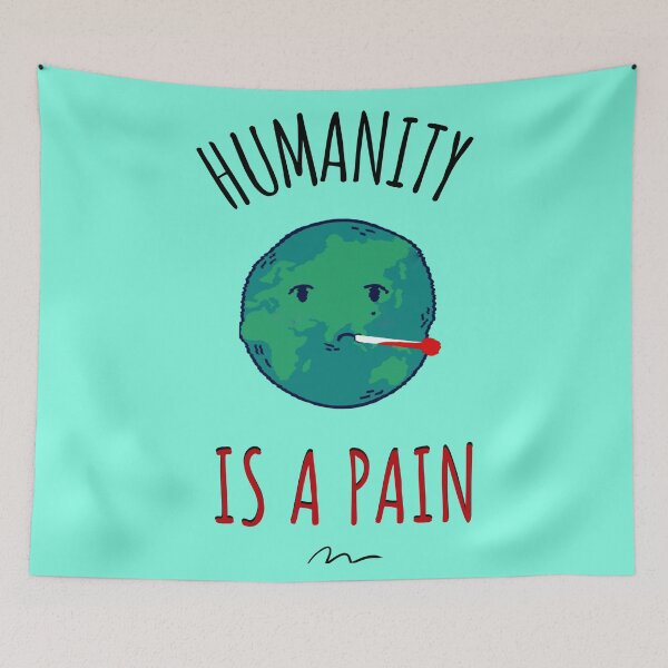 Item preview, Humanity is a pain designed and sold by Mygoodees.