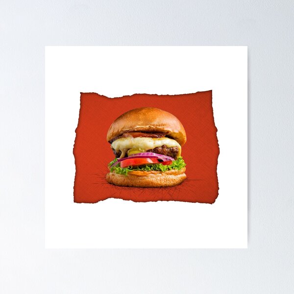Item preview, classic retro hamburger designed and sold by Genali.