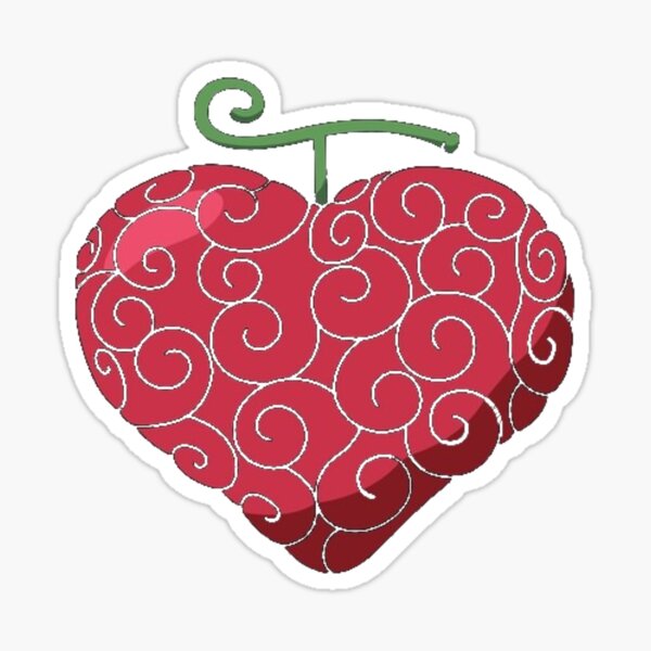 One Piece Heart Devil Fruit Pixel Art (Ope Ope) Sticker for Sale by  SnailKisses